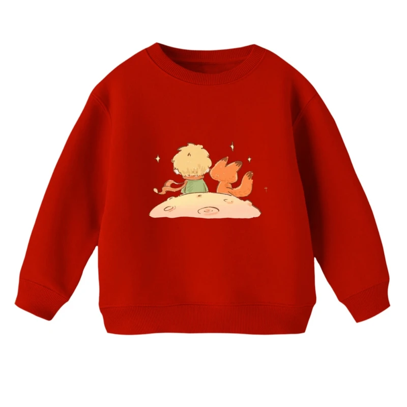 سویشرت بچگانه مدل شازده کوچولو و روباه کد 7