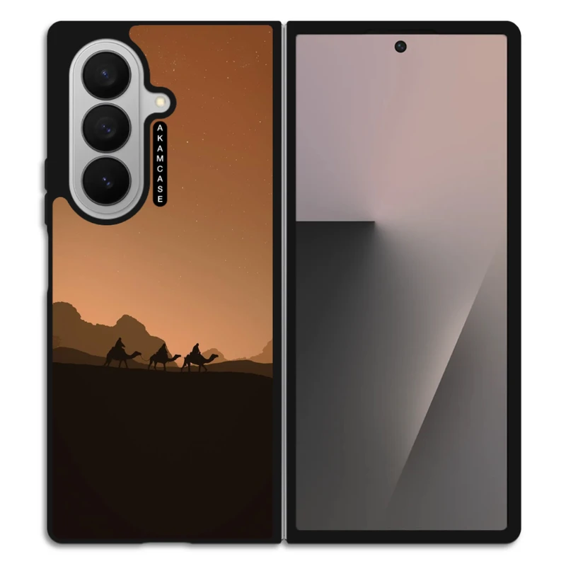 کاور آکام مدل AMC-WSGZFOLD7-DESERT-20 مناسب برای گوشی موبایل سامسونگ Galaxy Z Fold 7