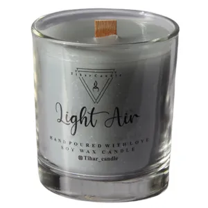 شمع دست ساز تیهار کندل مدل S.S.LIGHTAIR.01