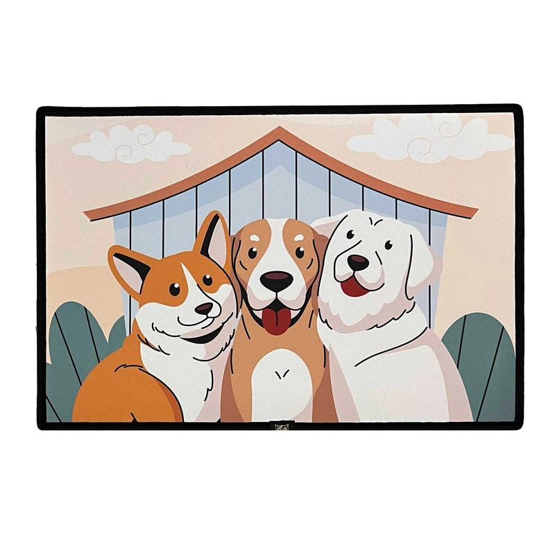 مت زیرانداز ظرف غذا و آب سگ مدل pf10