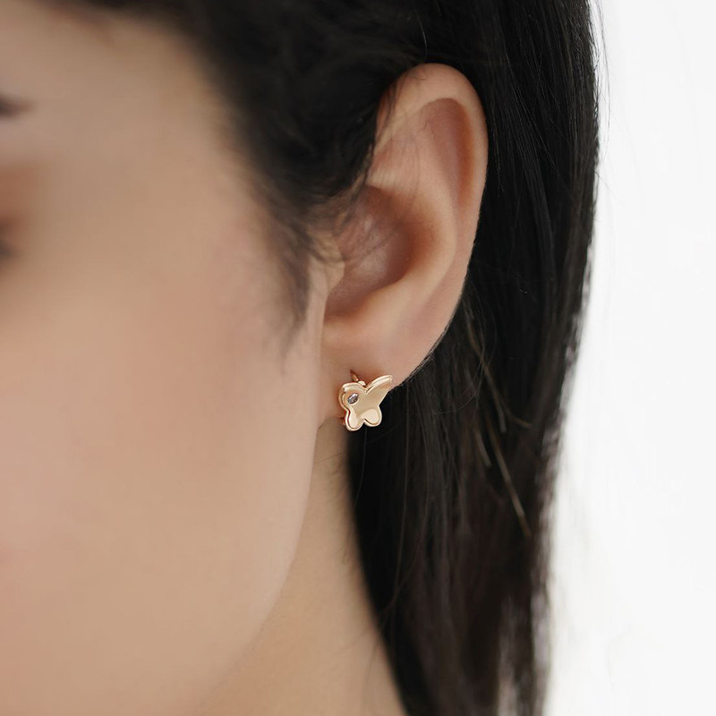 گوشواره زنانه ژوپینگ مدل پروانه کد J555