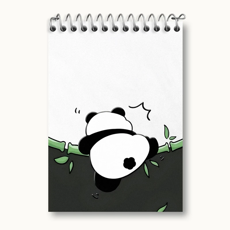 دفتر یادداشت 50 برگ خندالو طرح پاندا کیوت کد N4112