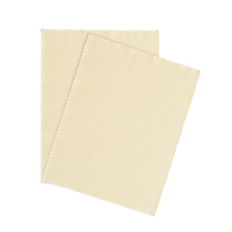دستمال عینک مدل مایکروفایبر کد MK-WHI-2 بسته 2 عددی 