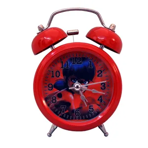 ساعت رومیزی کودک مدل شماطه دار طرح دختر توت فرنگی کد N4