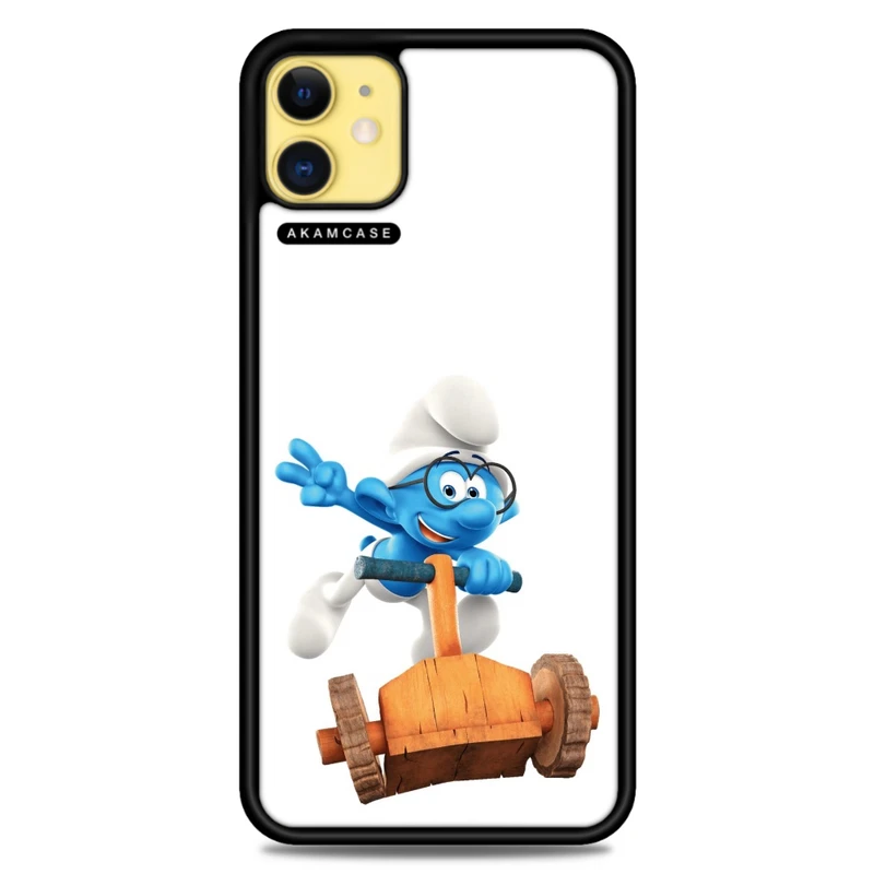 کاور آکام مدل AMC-WA11-SMURFS-17 مناسب برای گوشی موبایل اپل iPhone 11