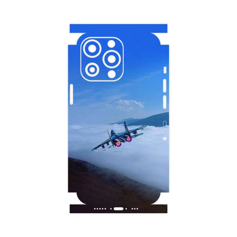 برچسب پوششی ماهوت مدل Fighter plane Su27-FullSkin مناسب برای گوشی موبایل اپل iphone 13 Pro