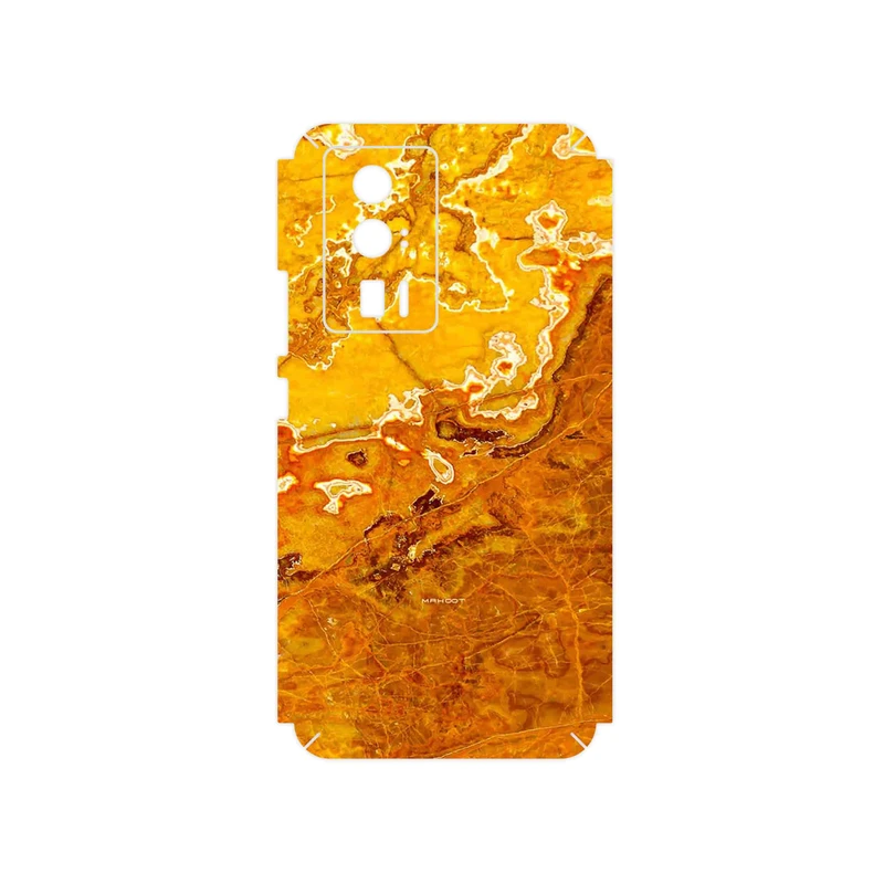 برچسب پوششی ماهوت مدل Gold Marble مناسب برای گوشی موبایل شیائومی Poco F5 Pro