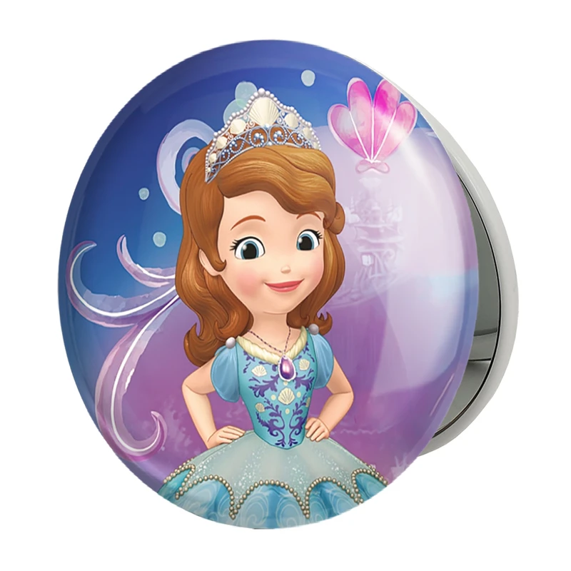 آینه جیبی خندالو طرح سوفیا مدل تاشو کد 12549 