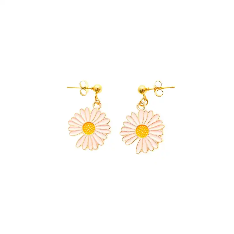 گوشواره زنانه دلنار گالری مدل بابونه P