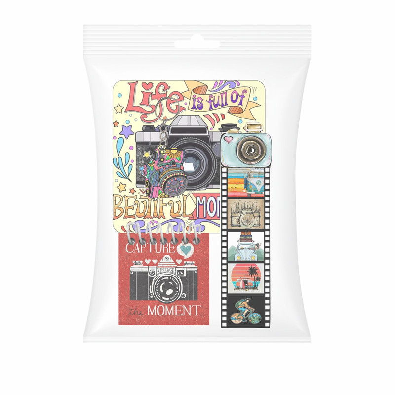 ست لوازم التحریر مدل دوربین فانتزی مجموعه 4 عددی