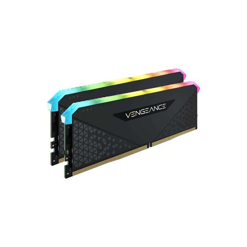 رم دسکتاپ DDR4 دو کاناله 3200 مگاهرتز کورسیر مدل VENGEANCE RGB RS ظرفیت 32 گیگابایت