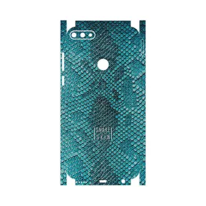 MAHOOT Blue Snake Skin-FullSkin Cover Sticker for Huawei Y7 Prime 2018
