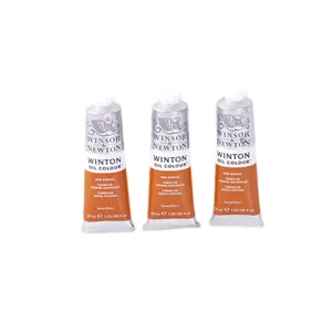 رنگ روغن وینزور اند نیوتون  مدل RAW SIENNA بسته 3 عددی حجم 37 میلی لیتر