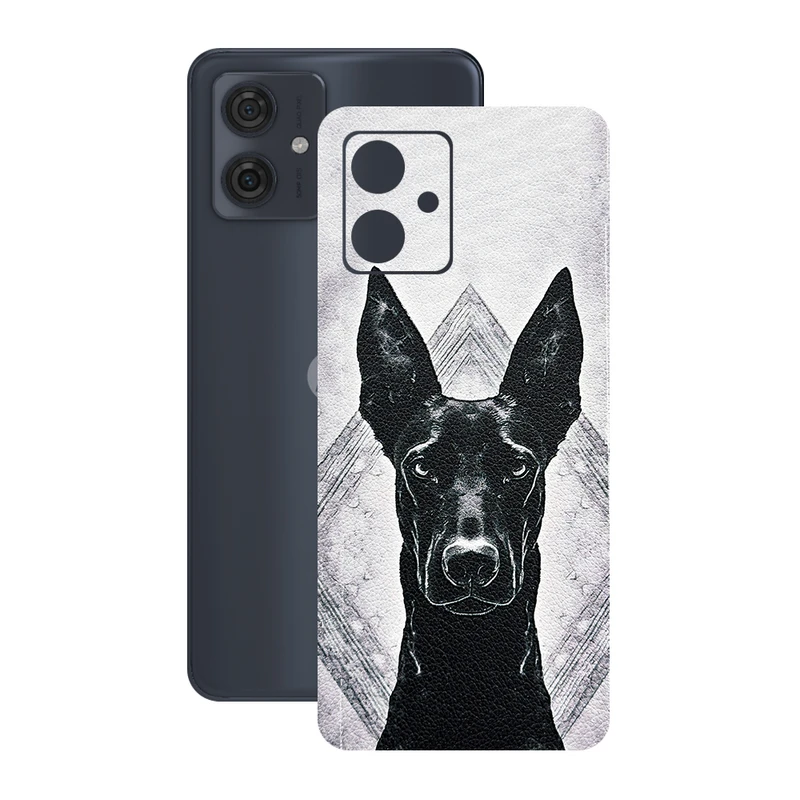 برچسب پوششی ریمکس مدل Leth طرح دوبرمن مناسب برای گوشی موبایل موتورولا Moto G54