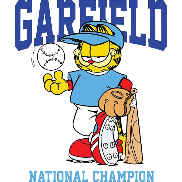 استیکر پارچه و لباس پاد آفرین طرح کارتونی گارفیلد کد 5296