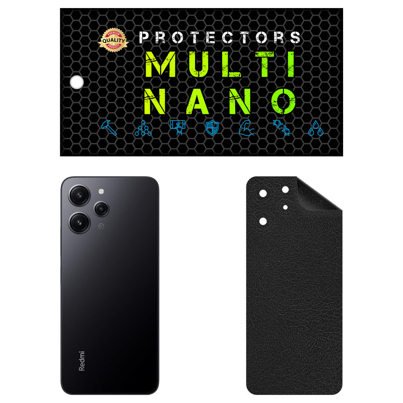 برچسب پوششی مولتی نانو طرح چرم مدل X-F1L مناسب برای گوشی موبایل شیائومی Redmi 12