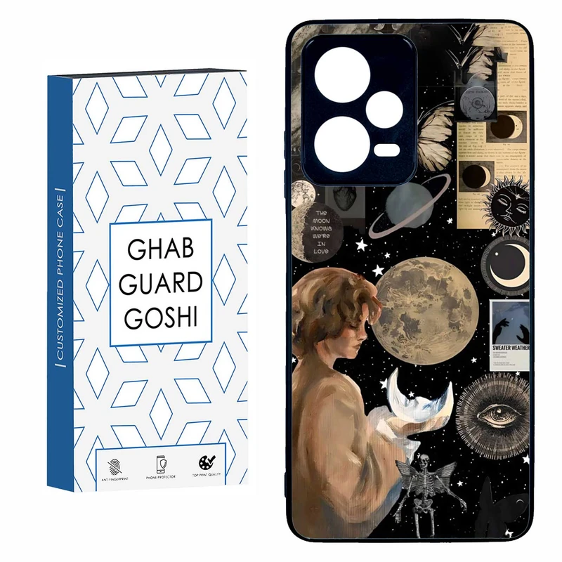 کاور قاب گارد گوشی طرح ماه کد TPU-059 مناسب برای گوشی موبایل شیائومی  REDMI NOTE 12 PRO 5G