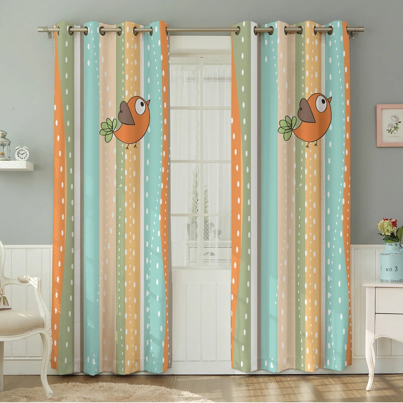 پرده نیروانا طرح  کودک مدل مخمل کد 8187سایز 140×280 سانتی متر