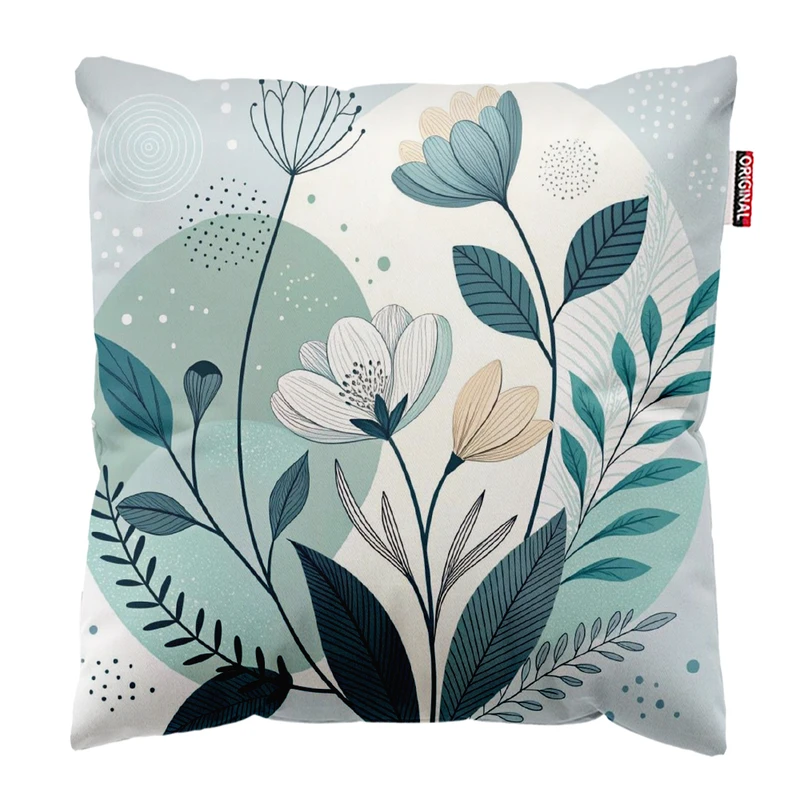 کوسن پاد آفرین مدل سنتی گل کد k77 سایز 30×30 سانتی‌متر