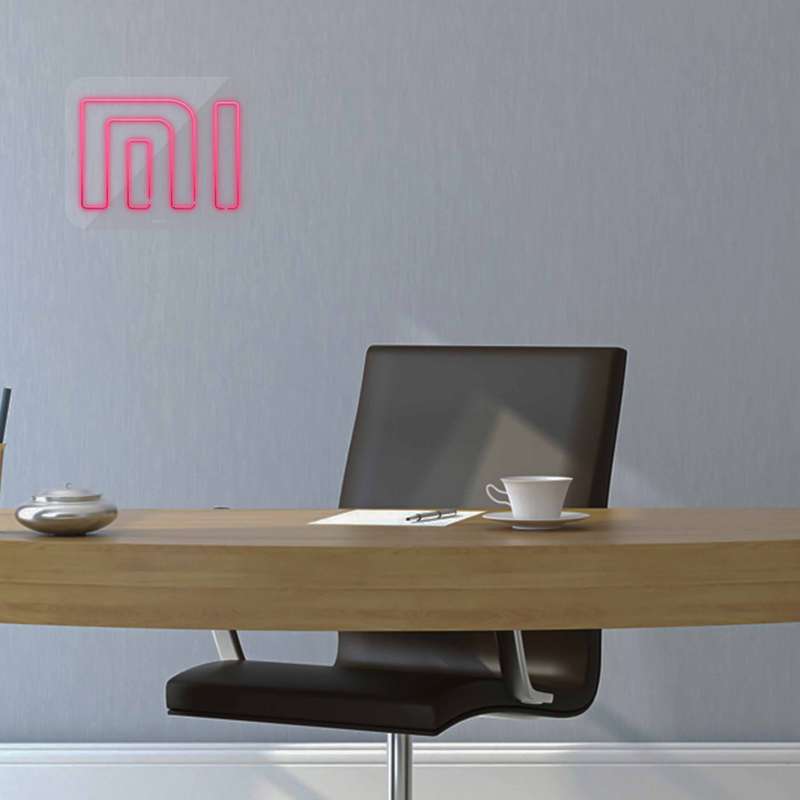 چراغ دیواری نئون دیزاین طرح Xiaomi-GL_RD