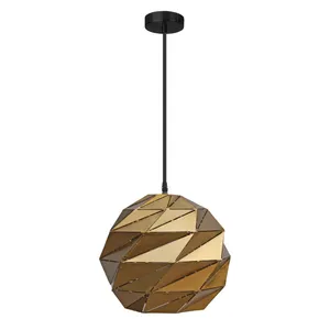 لوستر 1 شعله مدل آویز مشبک