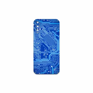 MAHOOT Blue Printed Circuit Board Cover Sticker for Huawei Y8p