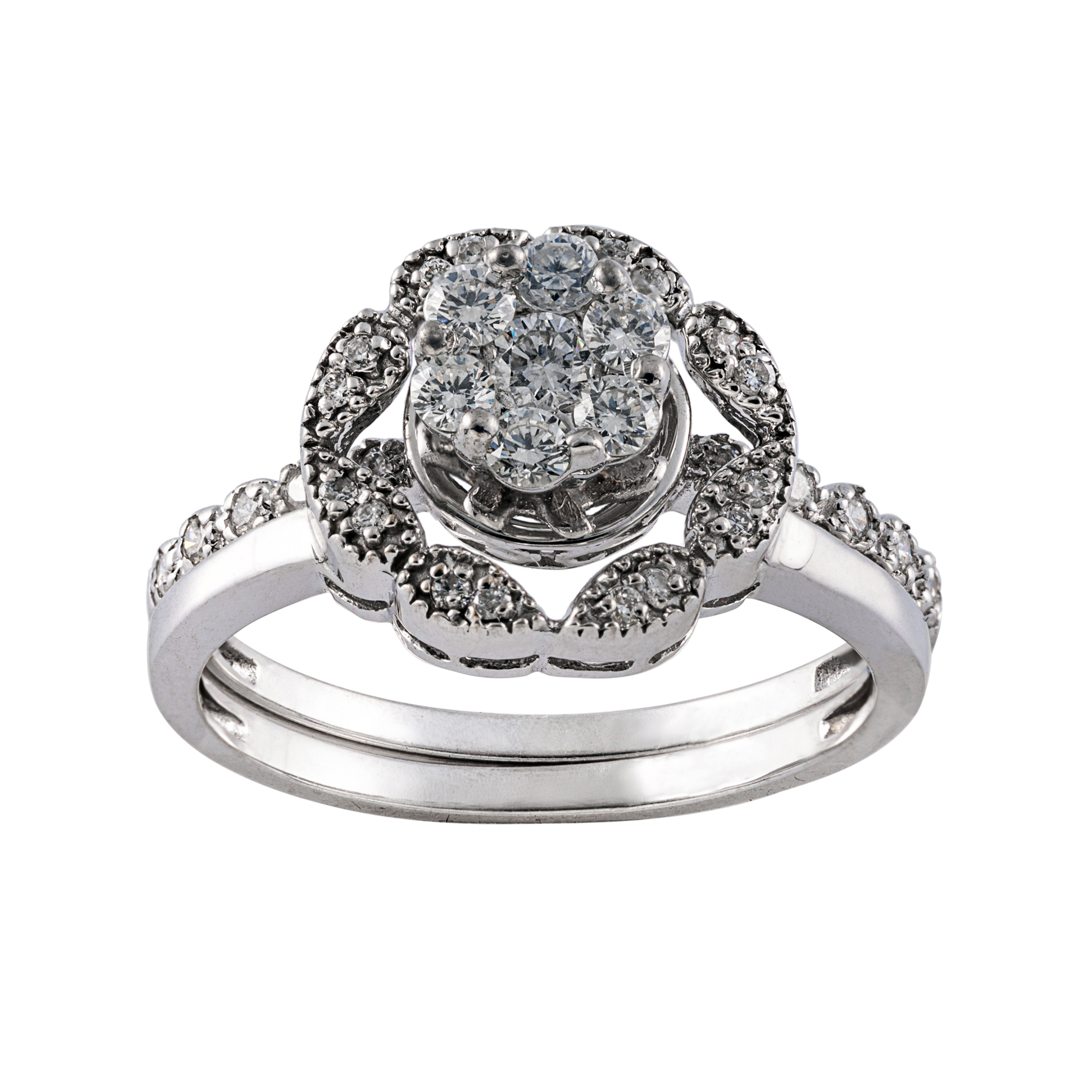 انگشتر نقره زنانه جواهری سون مدل 2884