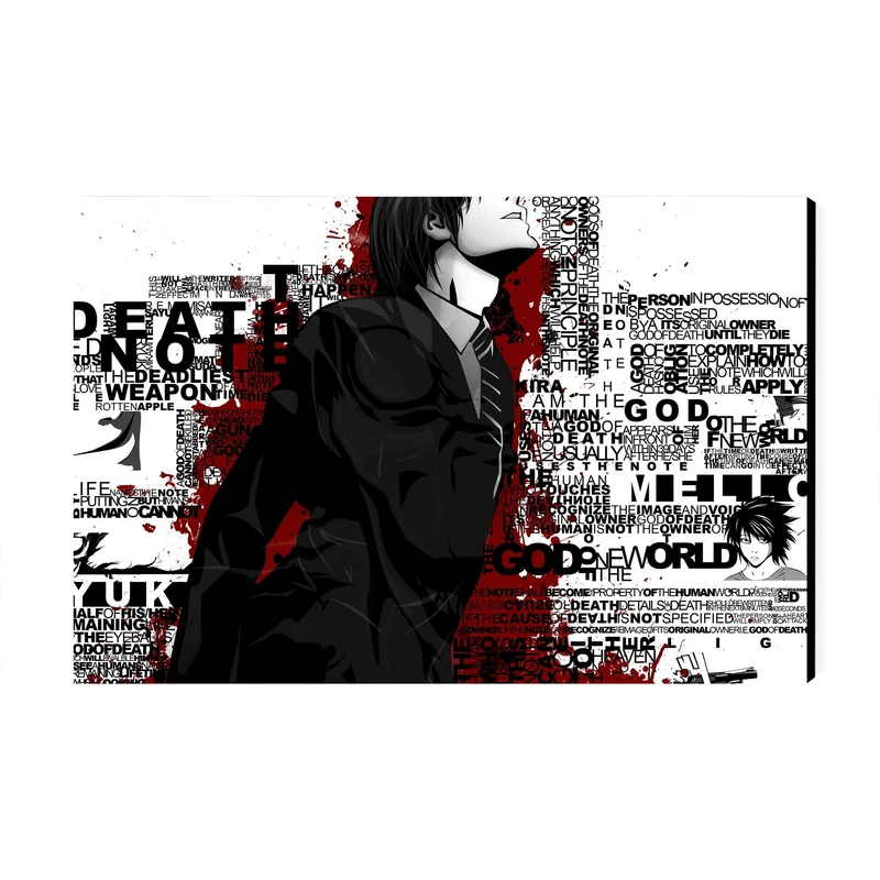 تابلو شاسی عرش مدل انیمه دفترچه مرگ Death Note کد As2547