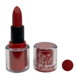 رژ لب جامد مات تیری کیو بیوتی مدل کریستالی رنگ قرمز شماره 04