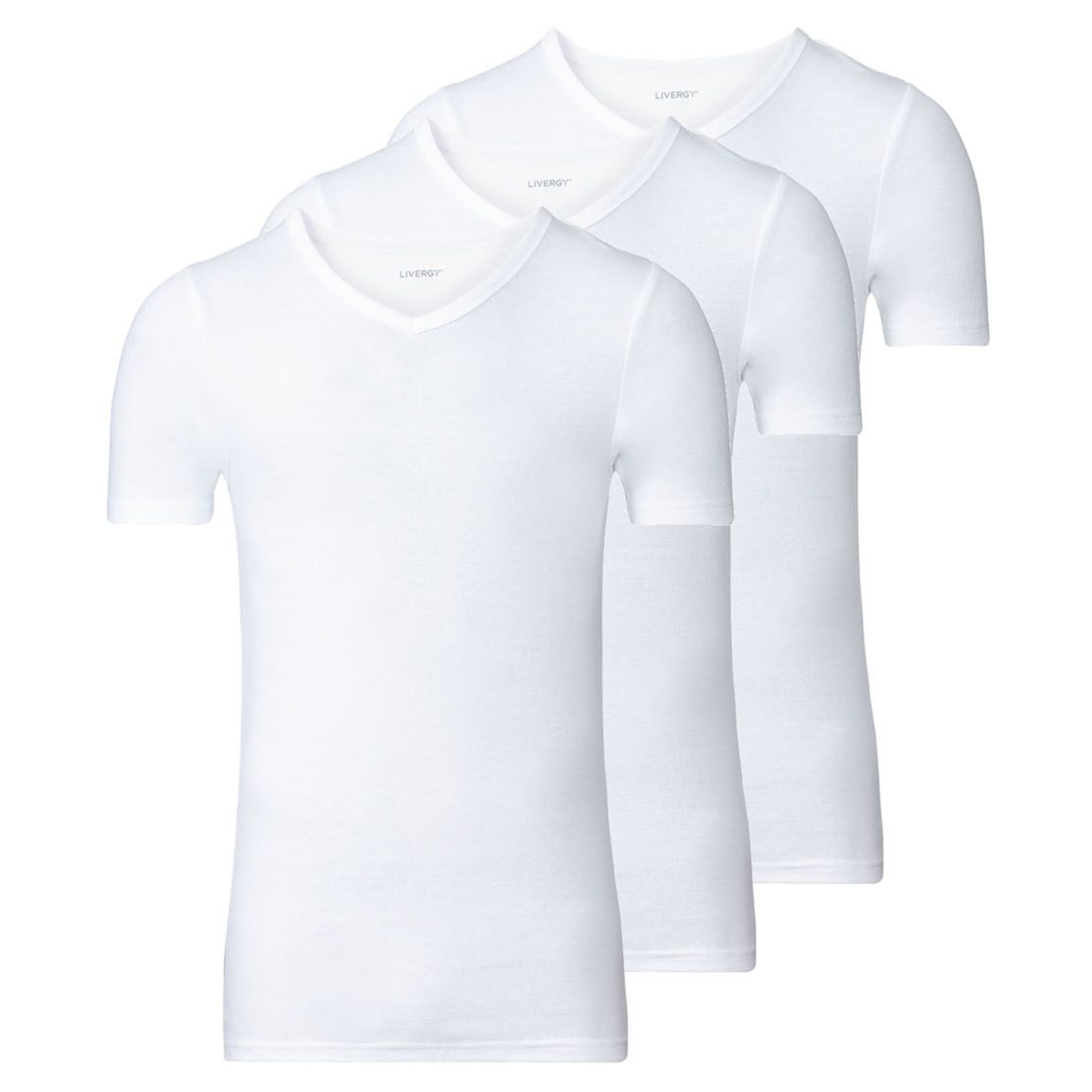 زیرپوش آستین دار مردانه لیورجی مدل p359169 بسته 3 عددی