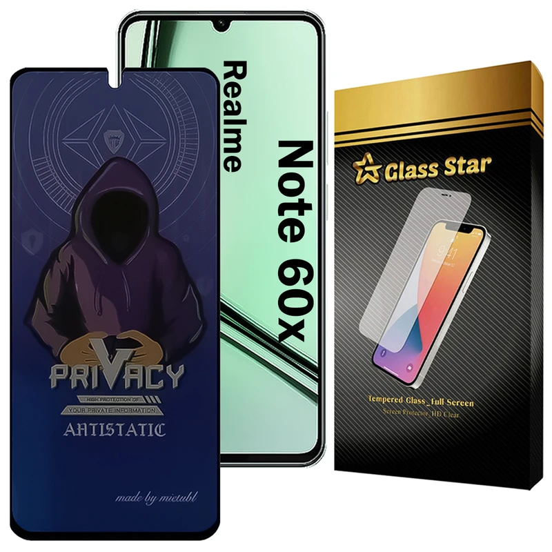 محافظ صفحه نمایش گلس استار مدل PRMG مناسب برای گوشی موبایل ریلمی Note 60x
