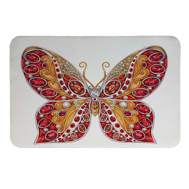 پادری طرح پروانه کد 5389 سایز 50 × 70 سانتی متر