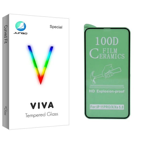 محافظ صفحه نمايش جانبو مدل Viva Glass مناسب براي گوشي موبايل اپل iphone x/11pro