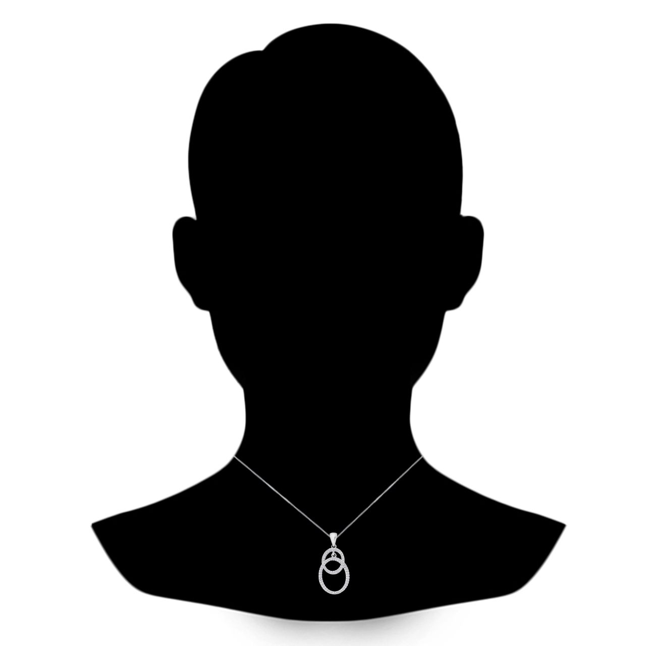 گردنبند نقره زنانه اقلیمه کد GN236 -  - 4