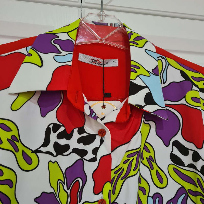 شومیز آستین بلند زنانه مدل کرپ حریر کد ۱