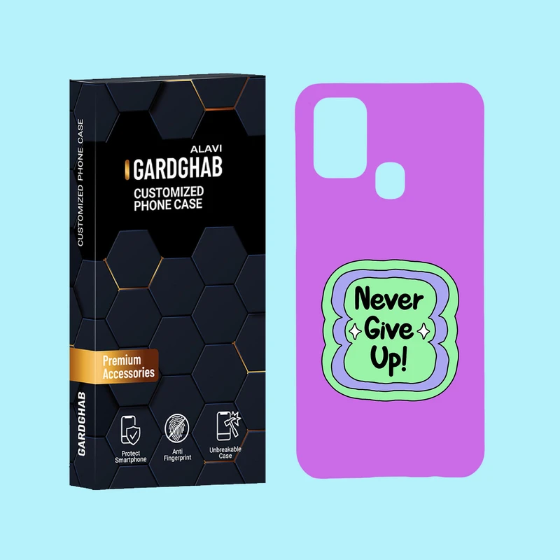 کاور گارد قاب علوی مدل متن مناسب برای گوشی موبایل سامسونگ Galaxy M31