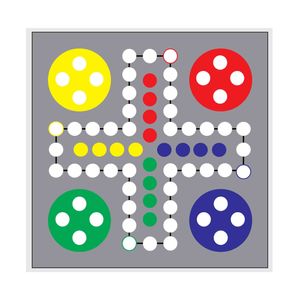 بازی فکری منچ و شطرنج مدل صفحه منچ کد 001