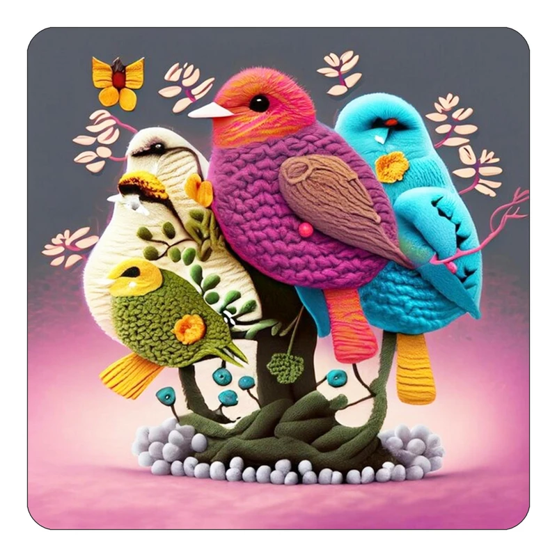 مگنت کاکتی طرح حیوانات رنگی مدل mp27091