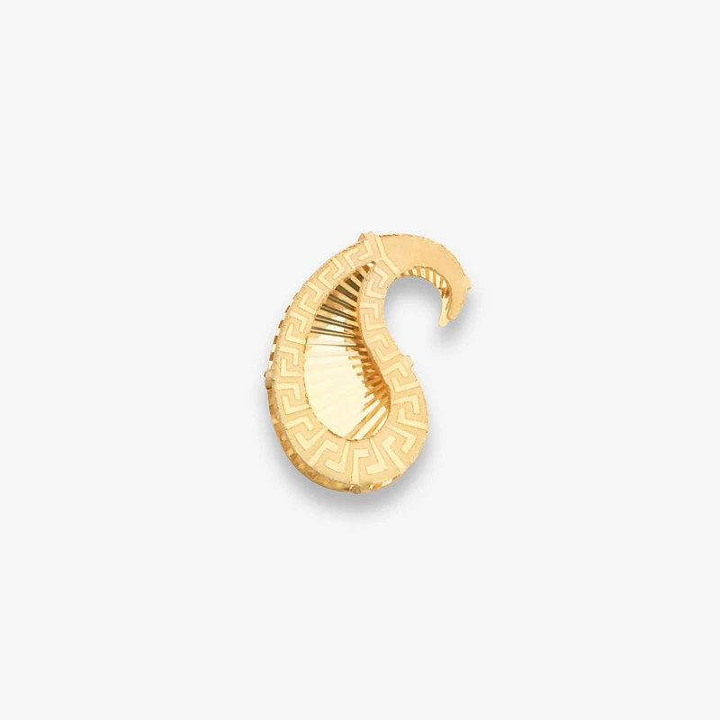 آویز گردنبند طلا 18 عیار زنانه مایا ماهک طرح بته جقه کد MM2249