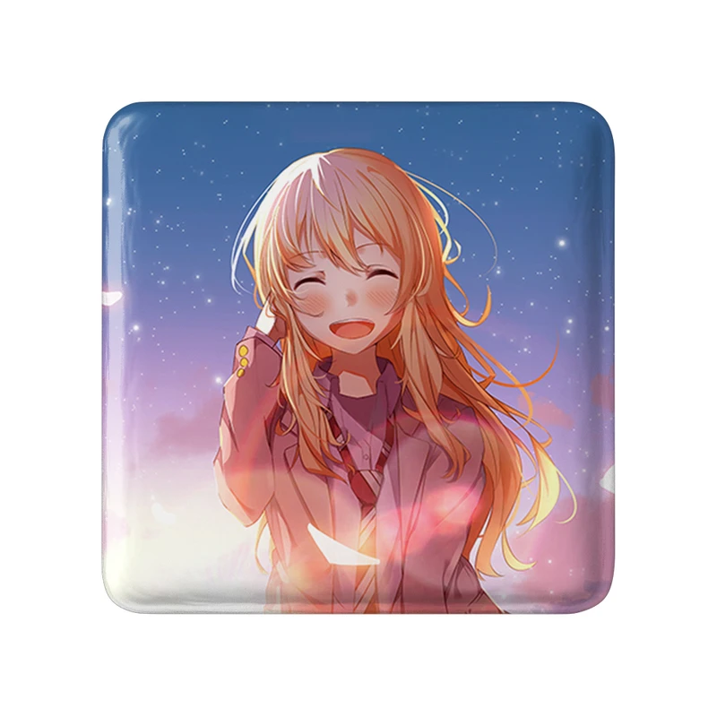 پیکسل خندالو طرح کائوری انیمه دروغ تو در آوریل مدل مربعی کد 32455