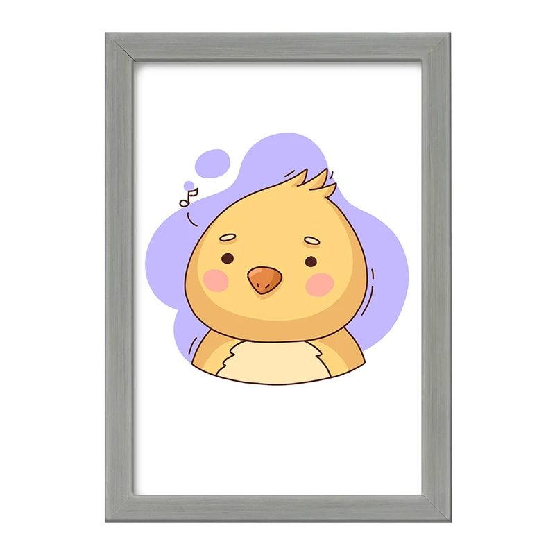 تابلو خندالو طرح جوجه حیوانات بامزه کد 37174