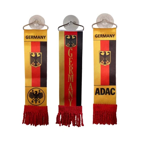 پرچم و آویز تزیینی خودرو مدل GERMANY بسته 3 عددی