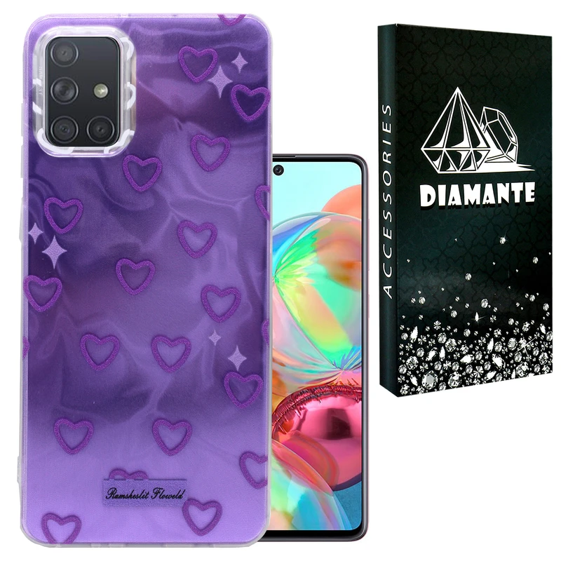 کاور دیامانته مدل Ghalbi Bk مناسب برای گوشی موبایل سامسونگ Galaxy A51