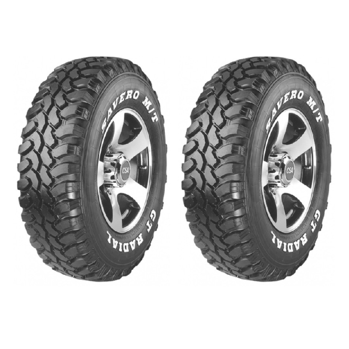 	 لاستیک خودرو جی تی رادیال مدل SAVERO MT سایز 235/85R16 - دو حلقه