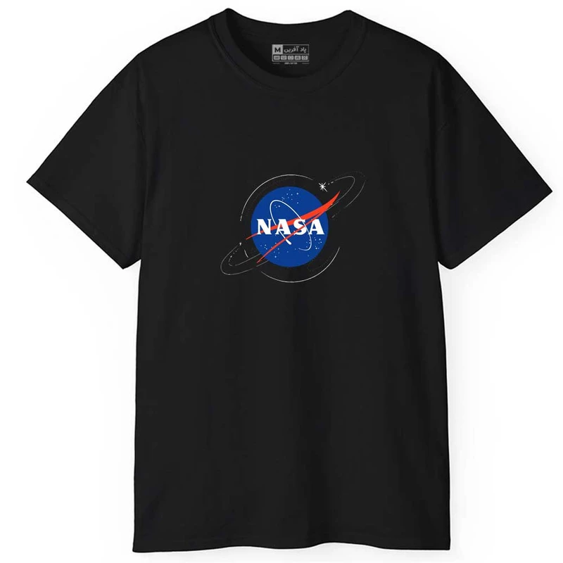 تی شرت آستین کوتاه مردانه پاد آفرین مدل اسپرت طرح ناسا کد 1180
