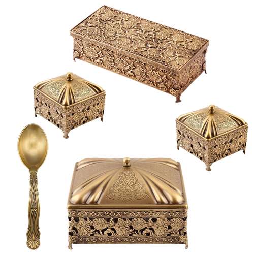آجیل خوری دیانا مدل BA1610 به همراه قندان و جاکاردی