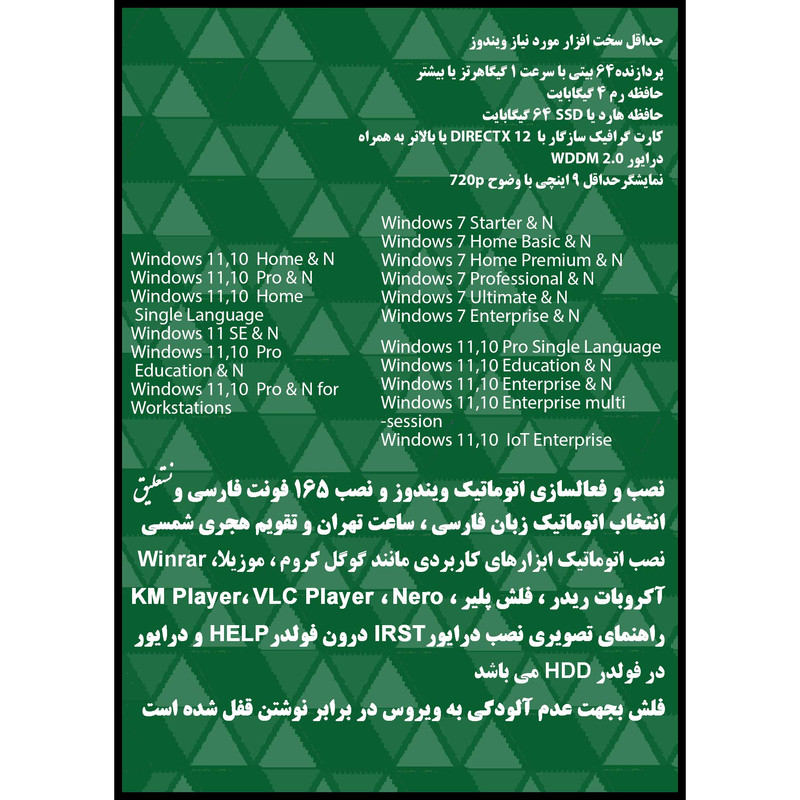 سیستم عامل Windows 7 10 11 AIO 44in3 X64 2023 نشر مایکروسافت