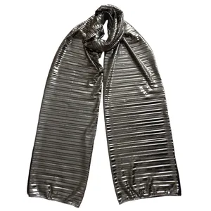 شال زنانه مدل مجلسی مهمانی حریر کش شاین دار پلیسه کد 12