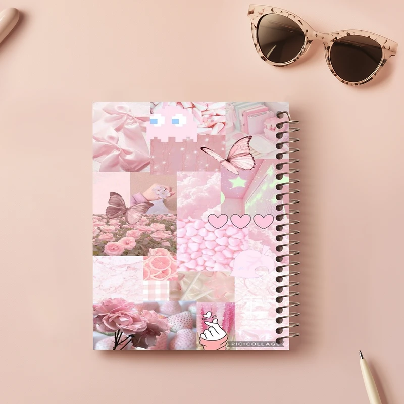 دفتر مشق 100 برگ طرح دخترانه کد H74