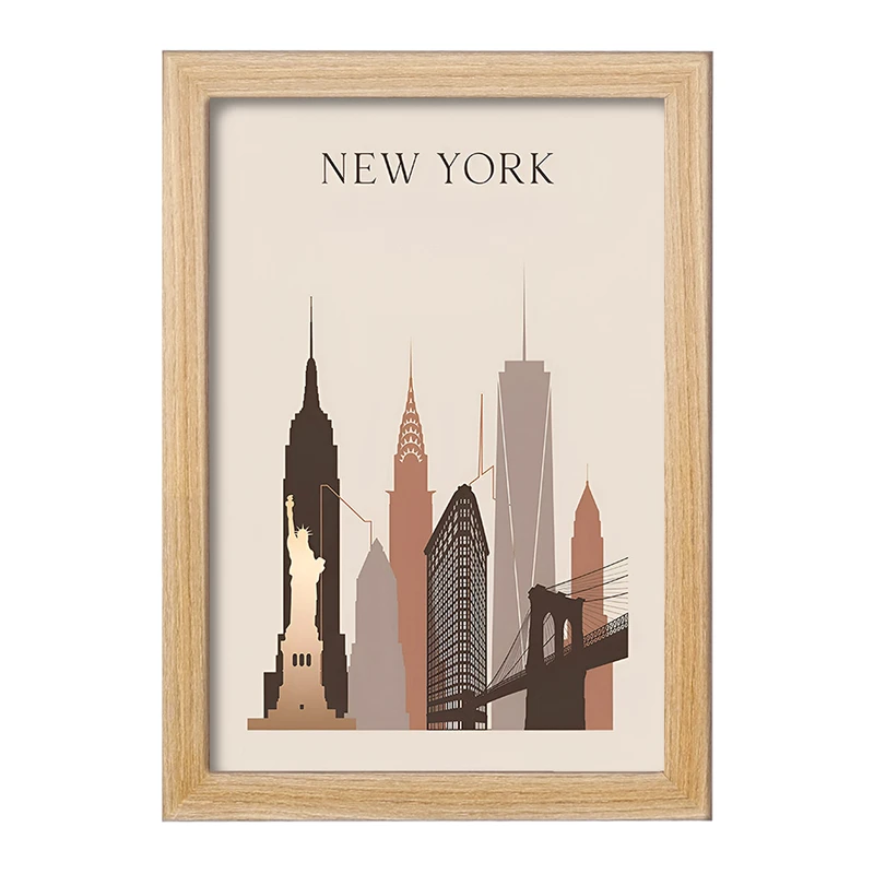 تابلو خندالو مدل نیویورک (New York) کد F10356